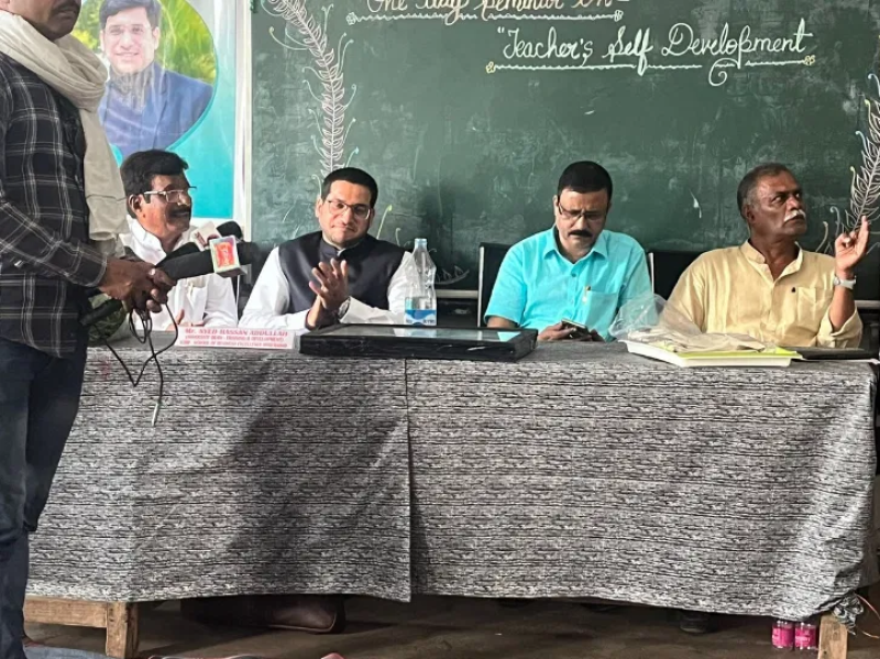 Hyderabad-based Image Consultant and Soft Skills Trainer, Syed Hassan Abdullah delivered a Teachers’ Training Program