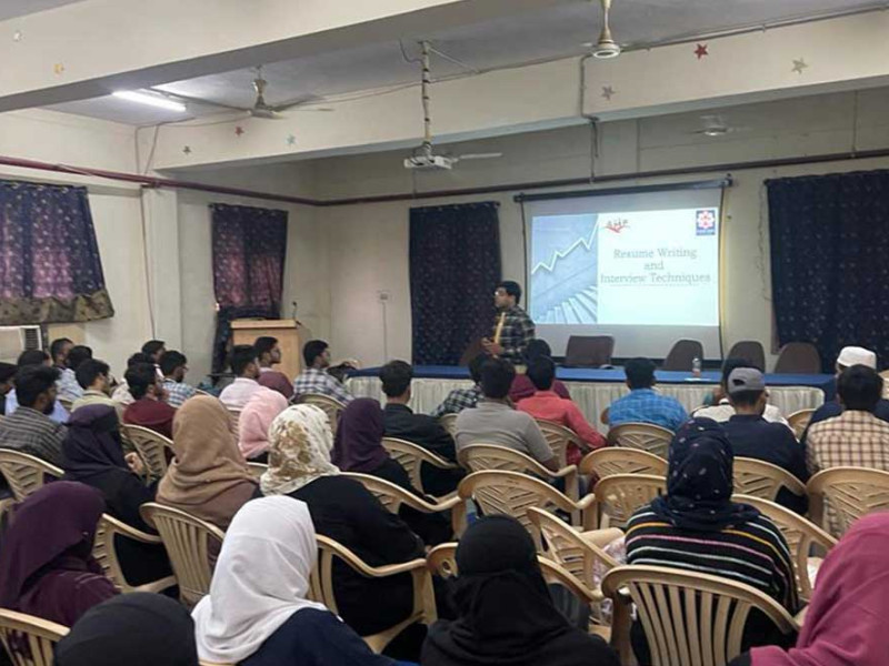 Syed Hassan Abdullah delivered a Employability Training Program for Engineering Students of Deccan College of Engineering and Technology