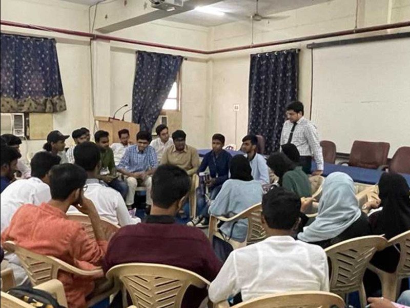 Syed Hassan Abdullah delivered a Employability Training Program for Engineering Students of Deccan College of Engineering and Technology
