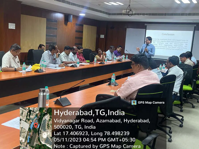 Syed Hassan Abdullah recently delivered a Training Program on Employee Engagement Practices at TSRTC Bhavan