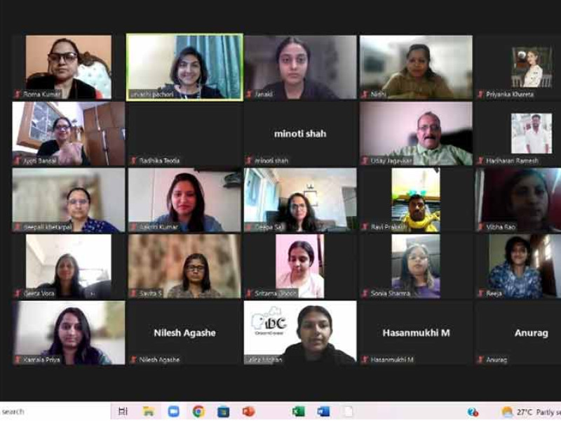 Urvashi Pachori Conducted Sessions on Personal Marketing Strategies, Building an impressive resume and Acing up Interview Skills by sharing her insights & learnings.