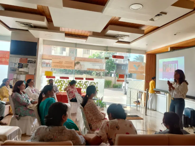 Chandigarh based Image Consultant Gunesha Dhatt invited as a speaker for addressing Posture & Image related issues amongst Pregnant women or “mom-to-be’s”