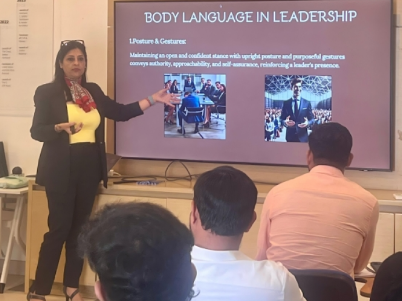 Dubai-based Soft Skills trainers Urvazi Elavia & Sharmila Subramaniam conducted a training session on 