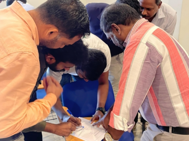Dubai-based Soft Skills trainers Urvazi Elavia & Sharmila Subramaniam conducted a training session on 