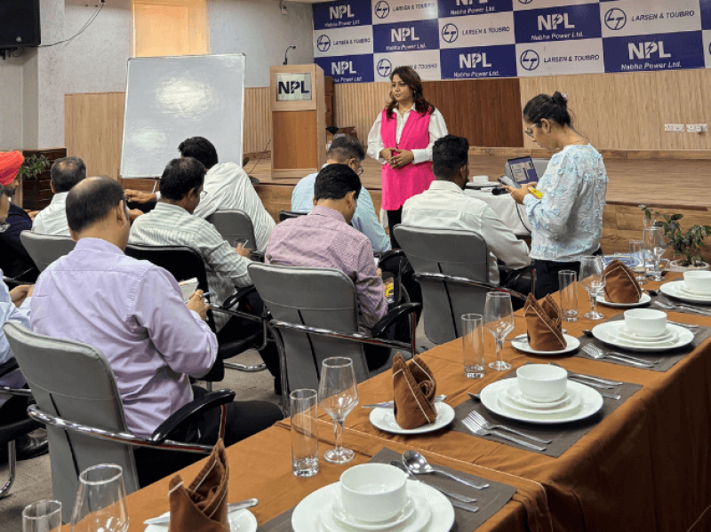 Chandigarh based Image Consultant Supreet Kaur conducted a training session on 