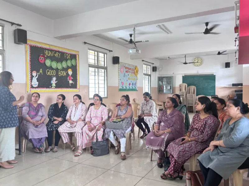 Delhi based aspiring Image Consultant & Soft Skills Trainer Ms Kiran Khattar conducted a session on Child Abuse -Prevention & Identification among students