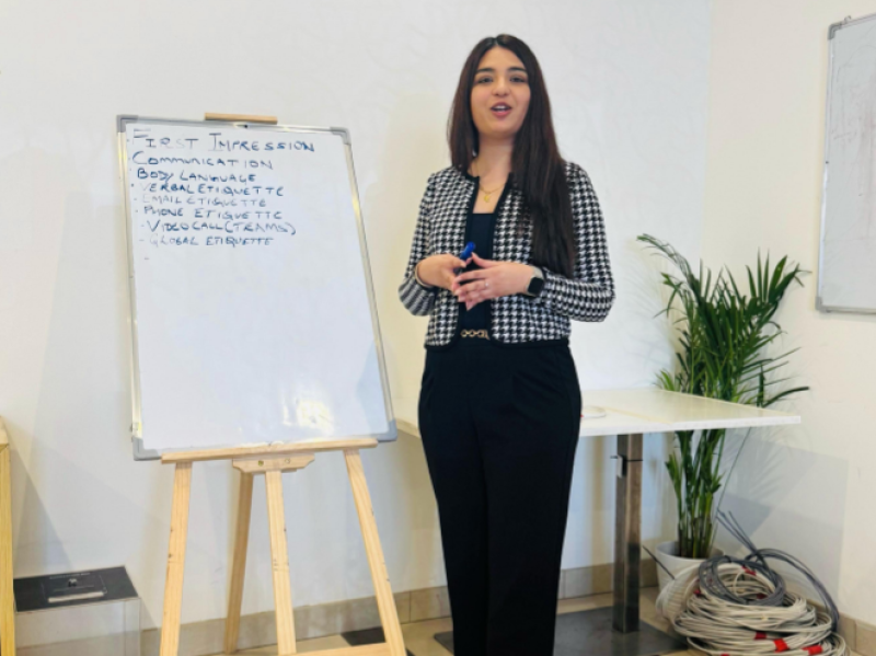 Dubai-based Soft Skills trainers Urvazi Elavia & Sharmila Subramaniam conducted a training session on 