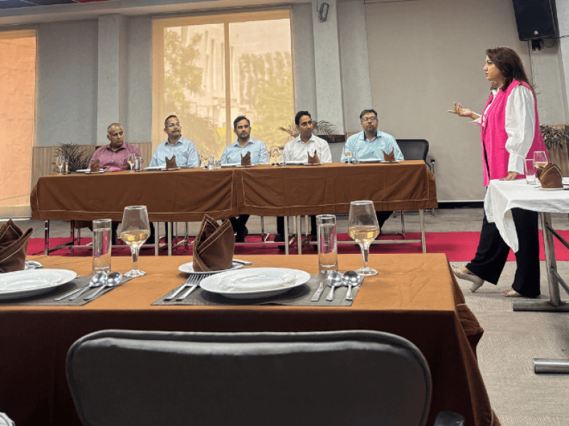 Chandigarh based Image Consultant Supreet Kaur conducted a training session on 