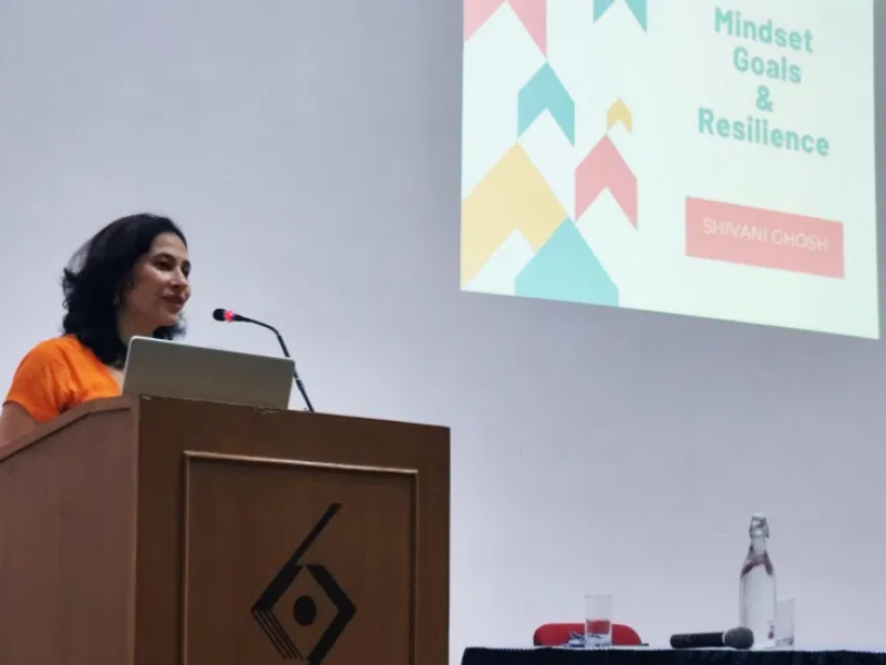 Chandigarh/ Punjab (Mohali) based Soft Skills Trainer Shivani Ghosh invited as a Guest Speaker to address the First Year Students
