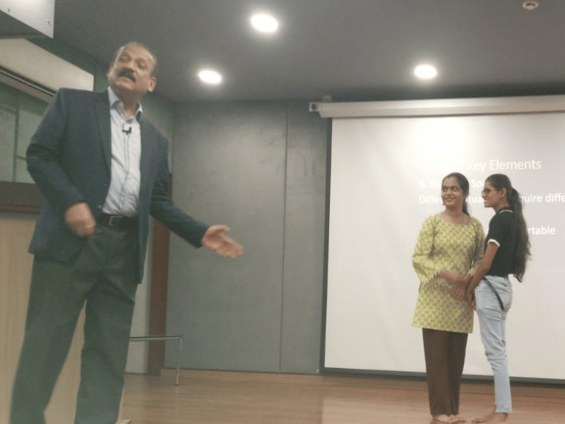Col Uday Jagavkar, Soft Skills Trainer, Conducts Professional Communication Session at SVIMS