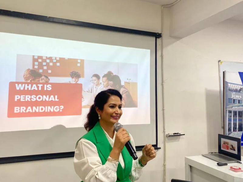 Aarti Sharma Invited as a speaker for a conference on How to Create a Personal Brand