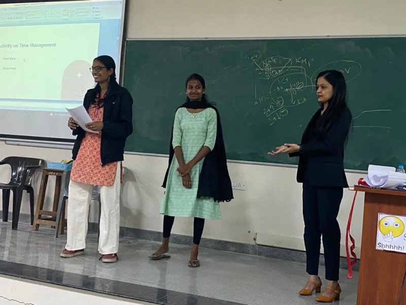 Shrilakshmi Hegde Invited as a Trainer for a session organized at St John’s College, Bangalore
