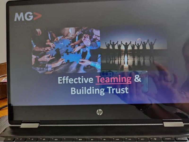 Mrinal Gupta Virmani recently conducted a training session on Effective Teaming & Building Trust