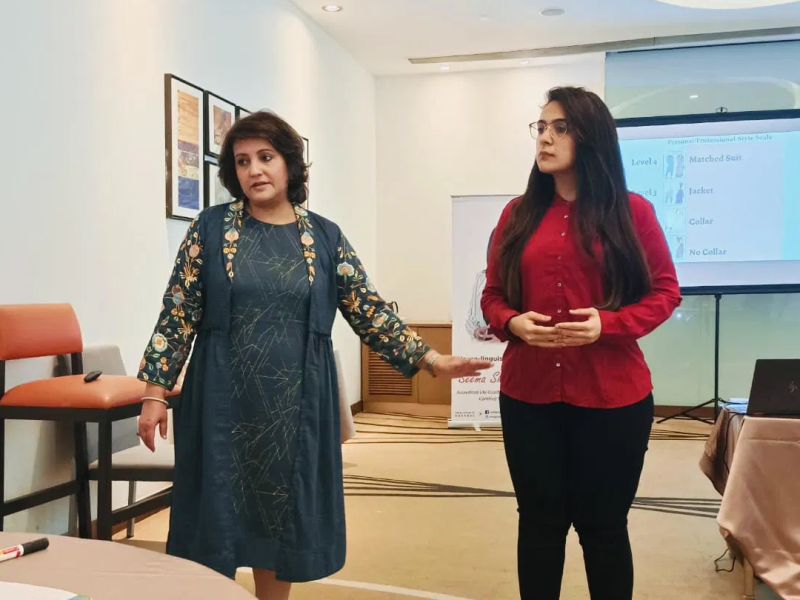 Yogita Sethi was recently invited as a speaker for a Workshop organised by the well known NLP master trainer Seema Shenoy Manek
