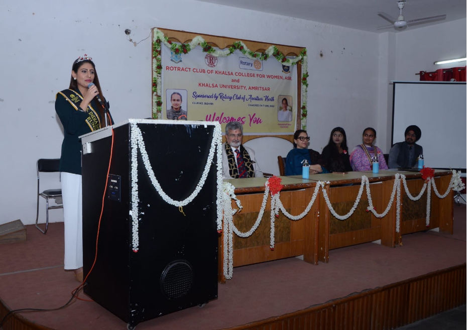 Amritsar based Image Consultant and Soft Skills Trainer Dr.Jaspreet K Sobti conducted a training session titled “HOW TO ACHIEVE YOUR DREAMS“ .