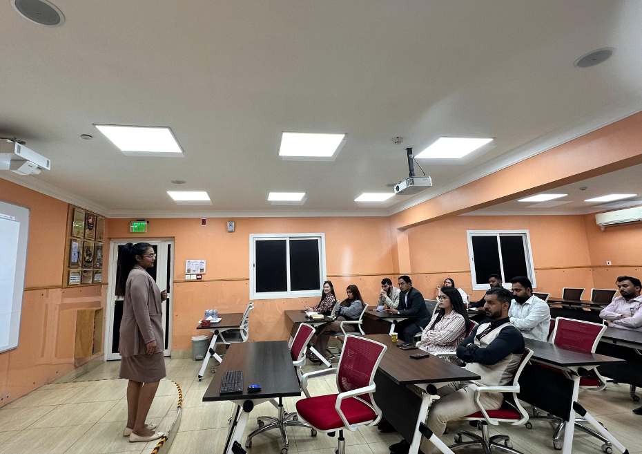 Qatar based Image Consultant and Soft Skills Trainer Kavitha conducted a training session titled Workshop