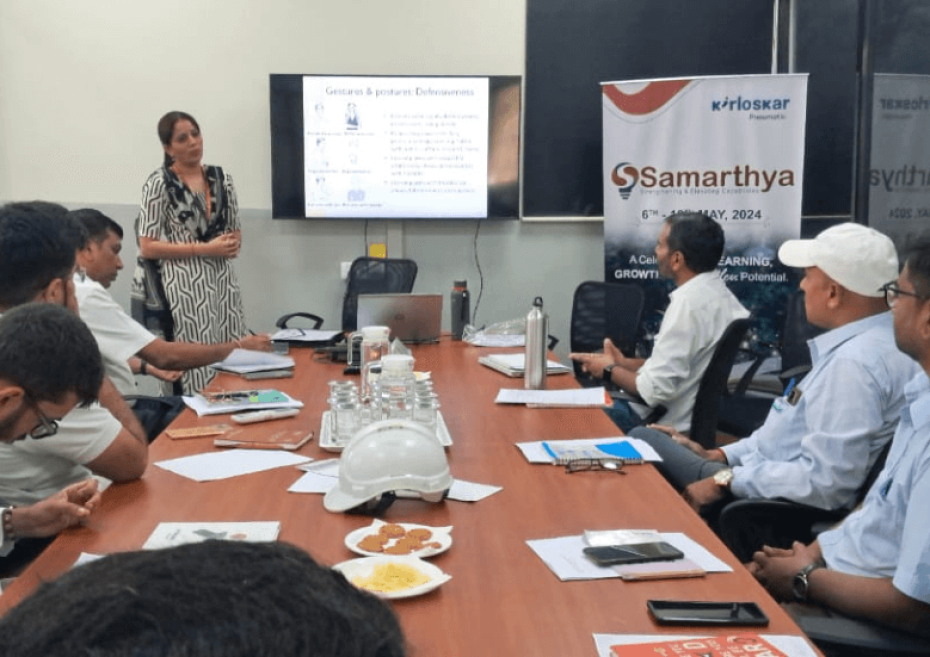 Nasik based Soft Skills Trainer Shalmali Shetty conducted a session on Elevating Communication Skills