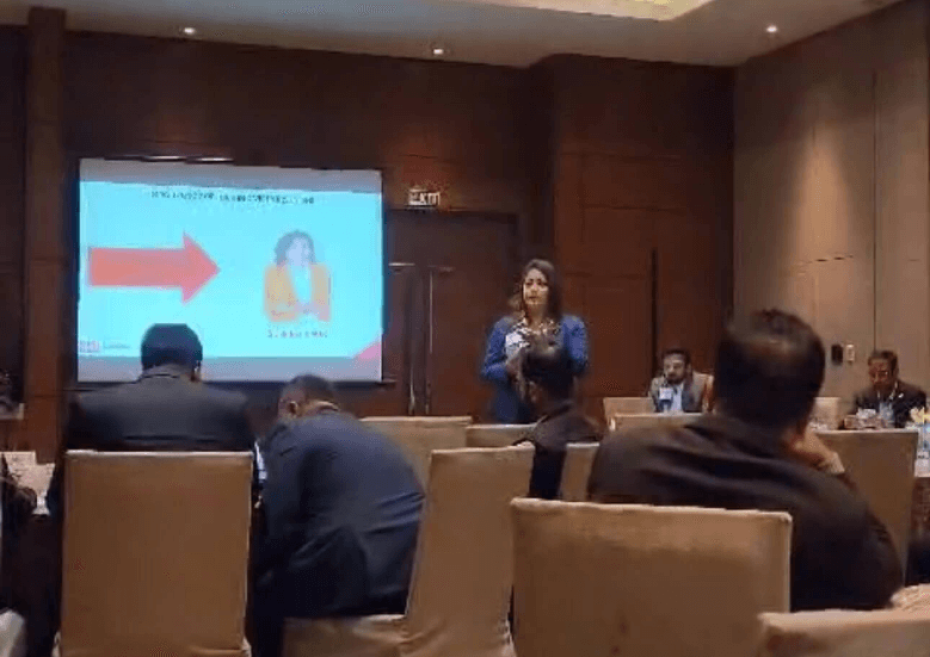 Chandigarh based Image Consultant Supreet Kaur conducted a training session on Networking Skills at Hyatt Regency, Chandigarh