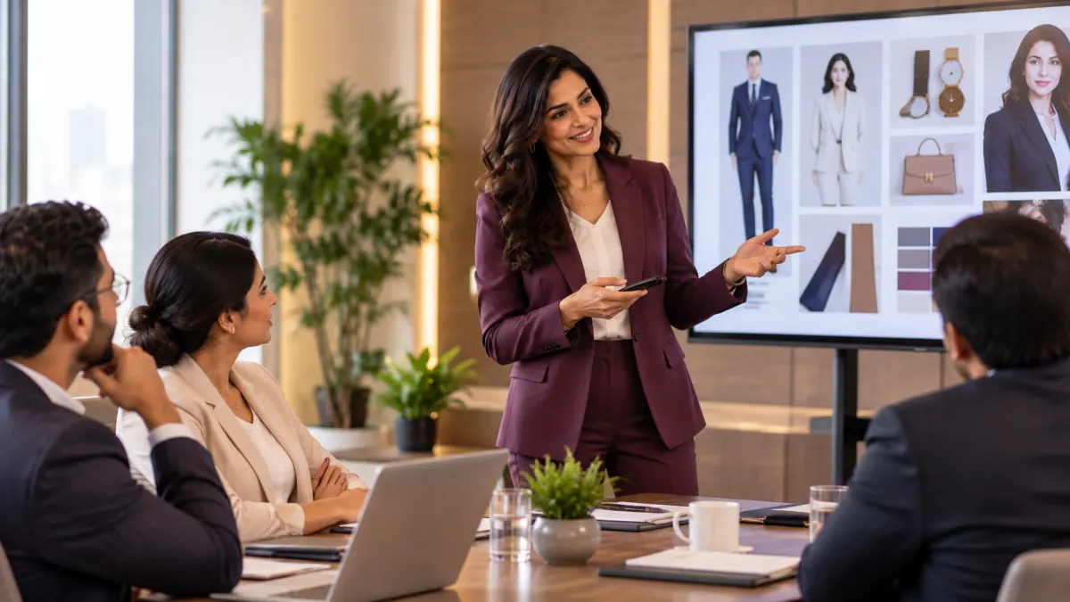 Image Consultant conducting a professional image and personal branding session