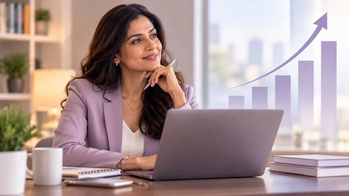 Professional exploring career growth and earning potential
